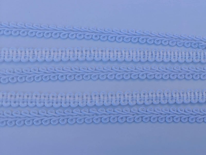 MONIDOOR 3/8 Inch Gimp Braid Trim 50 Yards for Upholstery Costume DIY Crafts (1309 White) - Image 3